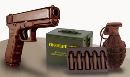 pistola cioccolato